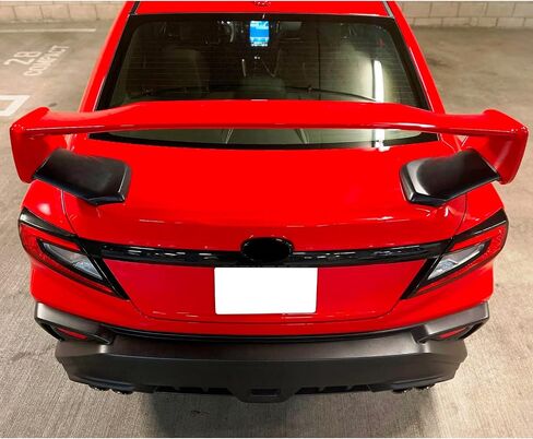 FREEMOTOR802 جناح سبويلر خلفي متوافق مع 2022-2025 سوبارو WRX، بلاستيك ABS أسود غير مطلي 2015 STI Style Deck Lid Spoiler Rear Trunk Boot Tail Lip Wing Design Trim in Kuwait