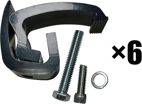 مجموعة من 6 مشابك لسرير الشاحنة لغطاء الشاحنة/الغطاء/غطاء العربة المتوافقة مع Toyota Tacoma '05 والأحدث مع نظام حاجز السرير in Kuwait