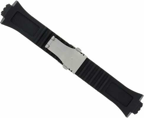 حزام Ewatchparts 26 مم 13 مم مطاطي متوافق مع حافظة Oris TT2 William F1 40.5 مم باللون الأسود in Saudi Arabia
