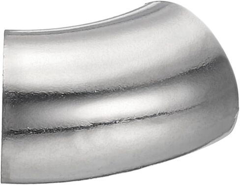 PATIKIL 2pcs 45 Degree Mandrel Bend Elbow, 28mm OD Steel Exhaust Elbow Exhaust Piping Connector 304 Stainless Steel for Exhaust Pipe Stair Handrail HVAC in Saudi Arabia
