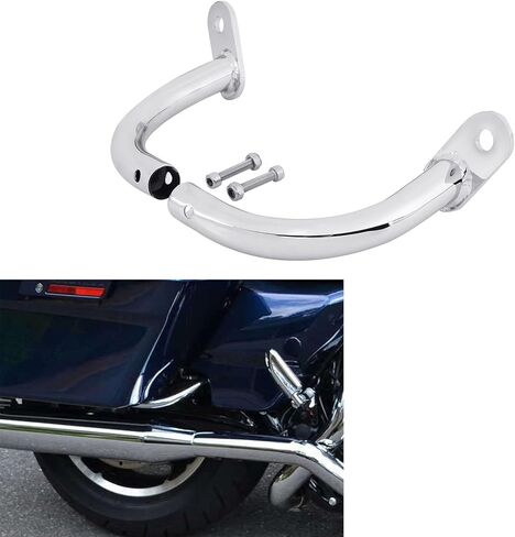 دعامات حماية لحقيبة السرج من الكروم TCMT تناسب موديلات HarleyFLHT Electra Glide Standard Classic Ultra Classic 1997-2008 in Saudi Arabia
