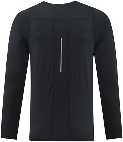 Men's Compression Long Sleeve Base Layer Shirt Quick Dry Moisture Wicking Athletic Fit Performance Top for Gym Fitness in Saudi Arabia