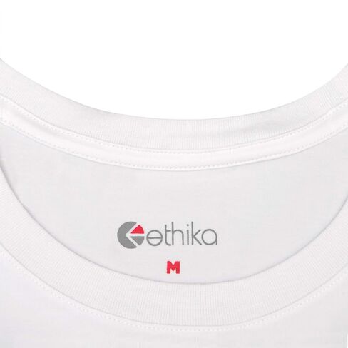 Ethika Men's Slimfit Tee | White in Saudi Arabia
