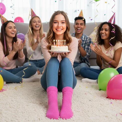 أفكار هدايا عيد الميلاد السابع عشر من HAPPYPOP للفتيات - هدايا عيد ميلاد الجوارب للفتيات بعمر 17 عامًا، هدايا عيد الميلاد السابع عشر للفتيات المراهقات in Saudi Arabia