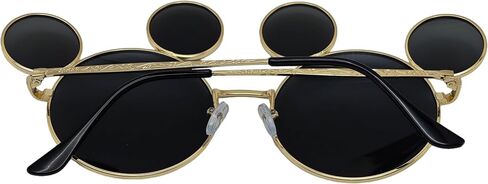 Mouse Ear Sunglasses Adults with Case for DCL Cruise Amusement Theme Park Glasses Lightweight Mouse Ear UV Protection Glasses in Saudi Arabia