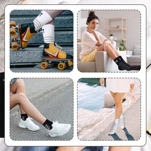 Patelai 9 Pairs Bow Socks Women Ankle Coquette Crew Socks with Cute Bow Ruffle Frilly Cotton Soft Breathable Knitted Gifts in Saudi Arabia