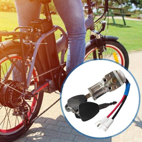 Battery Cylinder Lock Motorcycle Battery Locks Tricycle Electrombile Battery Accessories with 2 Key Motorcycle Ignition Lock in Saudi Arabia