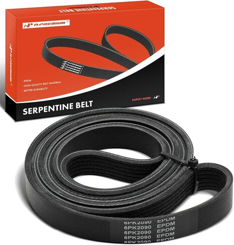 A-Premium Engine Serpentine Drive Belt Compatible with Dodge Grand Caravan 2001-2007, Caravan 2001-2007 & Chrysler Town & Country 2001-2007, Voyager 2001-2007, 3.3L 3.8L in Saudi Arabia