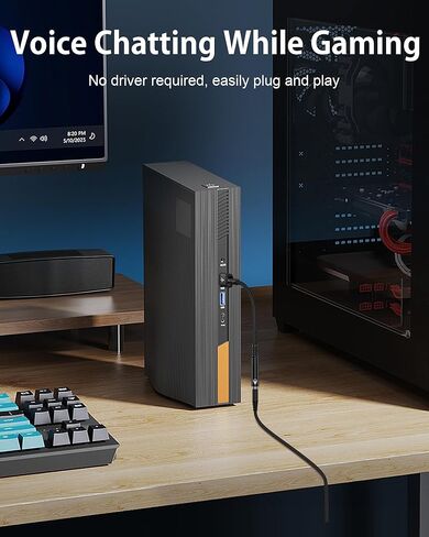محول AUX USB إلى 3.5 مم ، اكتب A إلى محول مقبس سماعة الرأس ، ودونجل صوت بطاقة USB الخارجي للكمبيوتر الشخصي ، والكمبيوتر المحمول ، وأجهزة الكمبيوتر المكتبية ، و PS4 ، و PS5 ، وسماعة الرأس ، وسماعات الرأس ، متوافقة مع Windows 11 10 9 8 7 /MAC /Linux in Saudi Arabia