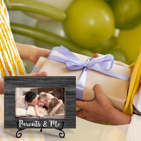 Grandchildren Picture Frame Family Picture Frame, Grandma And Grandpa Gifts Birthday Gifts for Grandparent, 4x6 Frame Wooden Picture Frame Tabletop Display Home Decor Picture Gifts -19 in Kuwait
