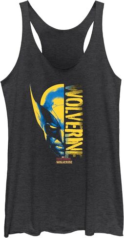 Marvel Women's Half Wolverine Racerback Tank Top in Saudi Arabia