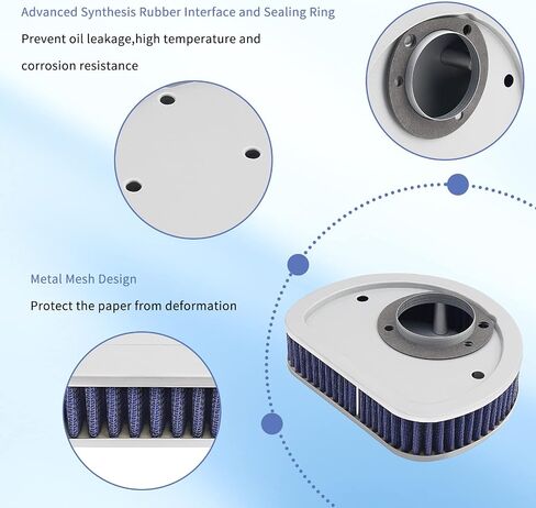 AHL Air Filter Cleaner for 29461-99 HD-1499 Harley FLSTC Heritage Softail Classic 2000-2015,FLSTCI Heritage Softail Classic F/I 2002-2006 in Saudi Arabia