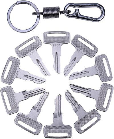 ZTUOAUMA 10X Ignition Keys with Key Chain #9901 2860030 for JLG Manlift and Scissors Lift 2033E3 1932E3 1532E2 1932E2 2632E2 3246E2 2032E2 2646ES in Saudi Arabia