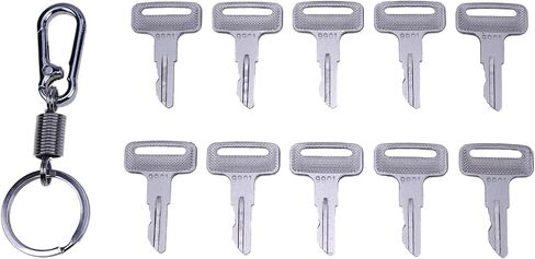 ZTUOAUMA 10X Ignition Keys with Key Chain #9901 2860030 for JLG Manlift and Scissors Lift 2033E3 1932E3 1532E2 1932E2 2632E2 3246E2 2032E2 2646ES in Saudi Arabia