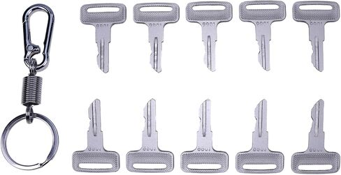 ZTUOAUMA 10X Ignition Keys with Key Chain #9901 2860030 for JLG Manlift and Scissors Lift 2033E3 1932E3 1532E2 1932E2 2632E2 3246E2 2032E2 2646ES in Saudi Arabia