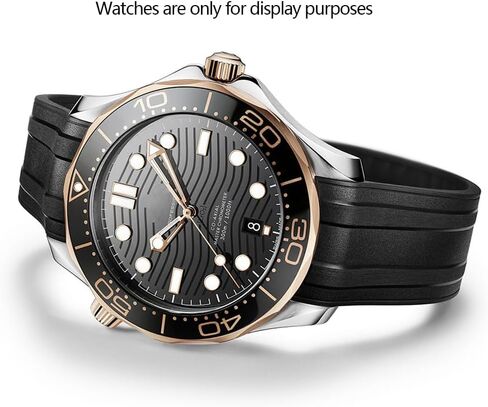 20mm Rubber Watch Band Compatible with Omega Seamaster 210 series Waterproof Pin buckle Replacement Strap Men Women Bracelet in Saudi Arabia