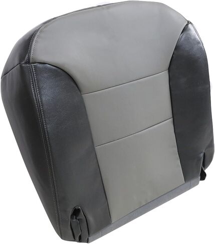GXARTS Driver Side Bottom Leather Replacement Seat Cover Tone Gray Compatible with Chevy Tahoe Limited Z71 LT LS 4X4 1999 2000 in Saudi Arabia