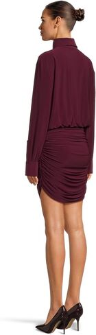 Norma Kamali Women's Boyfriend Nk Shirt Shirred Skirt Dress in Saudi Arabia