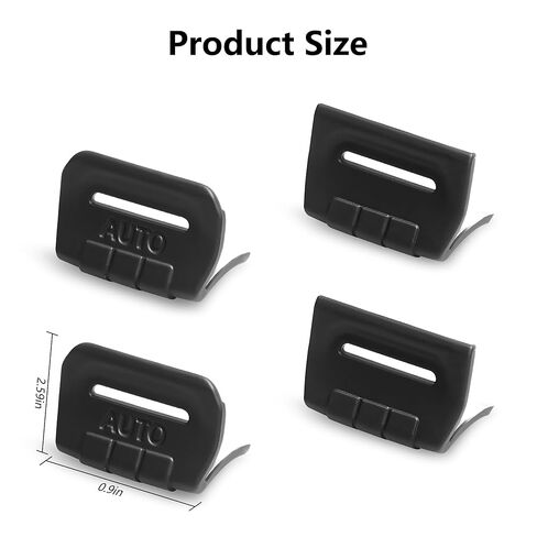 غطاء زر تبديل النافذة أسود متوافق مع ملحقات Jeep Wrangler JL، متوافق مع Jeep Wrangler JL 4XE Gladiator JT 2018-2025، 4 قطع (الطراز الأصلي) in Kuwait