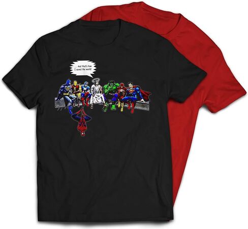 Five Up Tees Jesus & Superheroes Original T-Shirt in Saudi Arabia