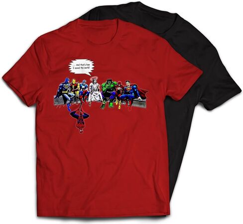 Five Up Tees Jesus & Superheroes Original T-Shirt in Saudi Arabia