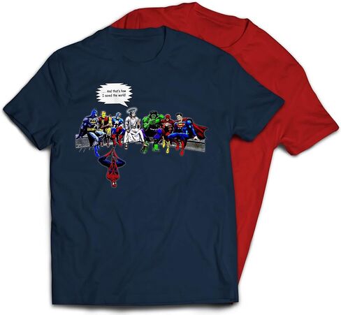 Five Up Tees Jesus & Superheroes Original T-Shirt in Saudi Arabia