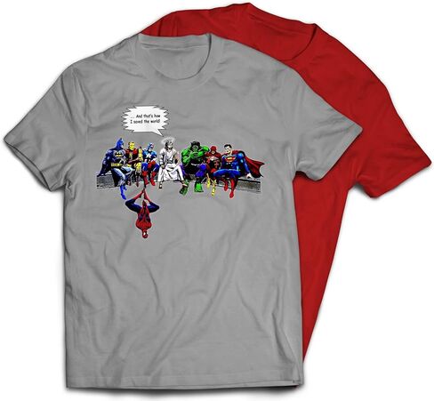 تي شيرت Five Up Tees الأصلي يسوع والأبطال الخارقين in Kuwait