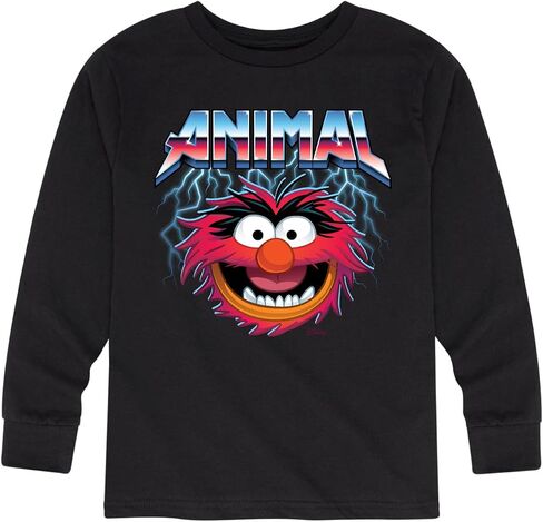 Disney The Muppets - Animal Rock - Toddler and Youth Long Sleeve Graphic T-Shirt in Saudi Arabia