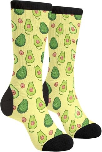 MOLIAN Dachshund Dogs Socks for Men Women Novelty Crew Socks Funny Crazy Stockings Gifts in Saudi Arabia