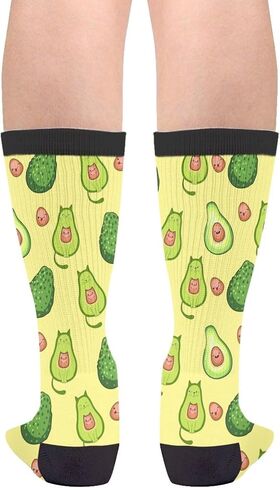 MOLIAN Dachshund Dogs Socks for Men Women Novelty Crew Socks Funny Crazy Stockings Gifts in Saudi Arabia