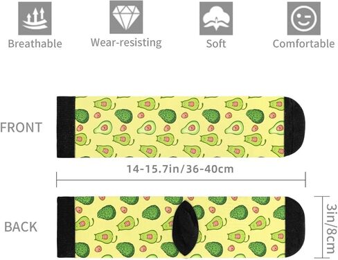 MOLIAN Dachshund Dogs Socks for Men Women Novelty Crew Socks Funny Crazy Stockings Gifts in Saudi Arabia