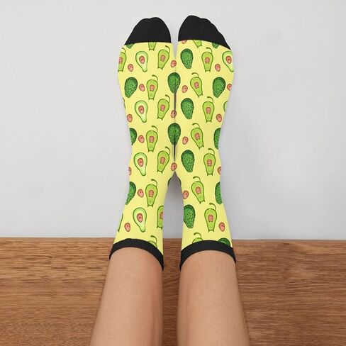 MOLIAN Dachshund Dogs Socks for Men Women Novelty Crew Socks Funny Crazy Stockings Gifts in Saudi Arabia