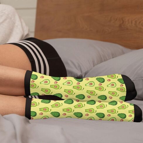 MOLIAN Dachshund Dogs Socks for Men Women Novelty Crew Socks Funny Crazy Stockings Gifts in Saudi Arabia