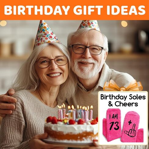 أفكار جوارب عيد ميلاد HAPPYPOP للنساء - هدايا لكبار السن من 75 إلى 85 إلى 95 عامًا، هدايا للنساء في سن 75 عامًا in Saudi Arabia