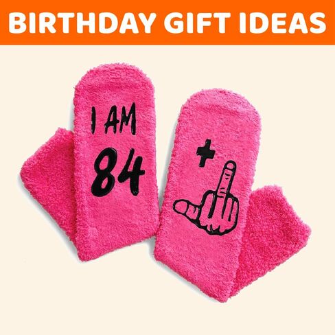 HAPPYPOP Birthday Socks Ideas for Women - Gifts for 75 85 95 Year Old Elderly, Gifts for Women in Their 75th in Saudi Arabia