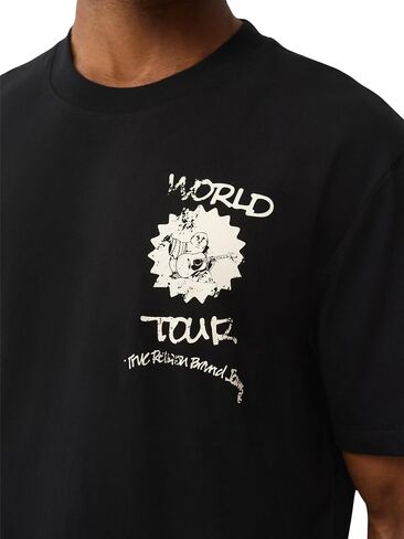 True Religion Men's Short Sleeve Speech Bubble Tee– Crewneck Graphic T-Shirt in Saudi Arabia