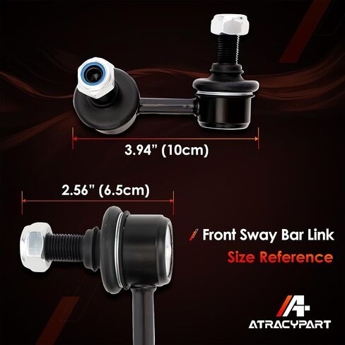2Pcs Front Sway Bar Stabilizer End Links Zinc-Nickel Alloy Suspension Kit, Compatible With Suzuki 09-12 Equator, 05-15 Xterra, 05-19 Frontier, 05-12 Pathfinder, Replaces#: K80470 K80471 in Saudi Arabia
