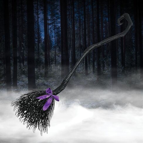 UNDERWRAPS Costumes - Witch Broom Black Costume Accessory - Accessory in Saudi Arabia