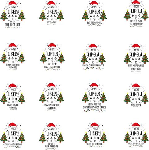 Most Likely to Christmas Shirts, Funny Family Matching Shirt, Group Cousin Idea, Xmas Group Shirt in Saudi Arabia