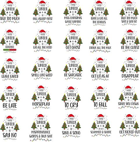 Most Likely to Christmas Shirts, Funny Family Matching Shirt, Group Cousin Idea, Xmas Group Shirt in Saudi Arabia