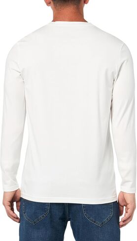 BOSS Men's Small Chest Logo Regular Fit Long Sleeve Cotton Shirt in Saudi Arabia