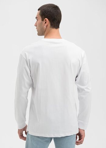 Ethika Men's Graphic Long Sleeve Tee | Icon -White- in Saudi Arabia