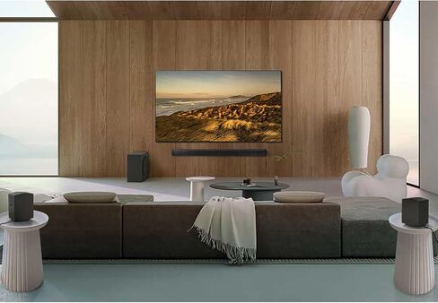 Samsung HW-LS60D صورة الموسيقى إطار SMART Dual Dual Speaker Dolby Atmos W/Q-Symphony (2024) مع حزمة حماية 2X 4K HDMI و DECO CPS الحصرية 26 شهرًا (Beach-CPS-26500) in Kuwait