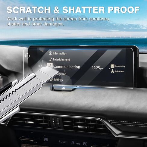 Karltys 2PCS Screen Protector for 2022-2025 Toyota Tundra and 2023 2024 2025 Sequoia 14-Inch Touchscreen, Navigation Protective Film HD Anti Glare Tempered Glass for 2025 Tundra Accessories in Saudi Arabia