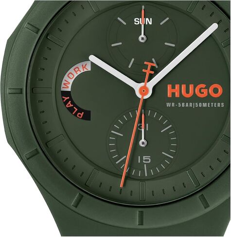 HUGO Men's #LIT Multi Watch – Lightweight TR90 Case, Multifunction Movement, Bold and Playful Design, Quartz Accuracy, Stylish Everyday Wear - Gift for Him in Saudi Arabia