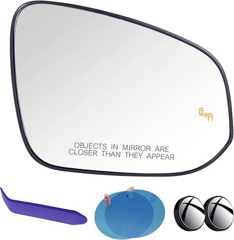 EAP Passenger Side Mirror Glass Compatible with Toyota Highlander 2014-2025, Corolla Cross 2022-2025, Grand Highlander 2023-2025, Heated With Blind Spot, 879310E150 879310E371 879310E370 879310A150 in Saudi Arabia
