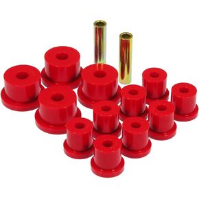 Prothane 6-1052 Red Spring Eye and Shackle Bushing Kit
