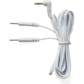 10pcs/lot DC 3.5mm Electrode Wires Tens EMS Machine 2-pin Cables Standard Connection 3.5mm Reusable 2mm Plug in Long-Life Massage Machine