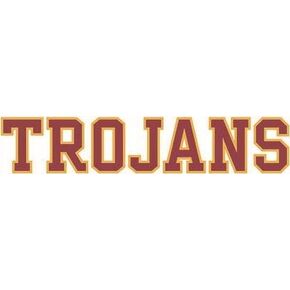 9 Inch Trojans Logo Decal USC University of Southern California SC CA Removable Wall Sticker Art NCAA Home Room Decor 9 by 2 Inches