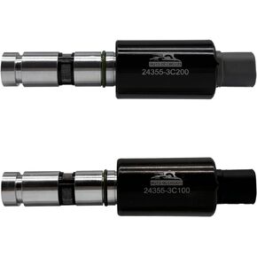 Right & Left VVT Solenoid Engine Variable Valve Timing Solenoid Replacement for Hyundai Azera Entourage Genesis Coupe Santa Fe Sonata Veracruz Amanti Borrego More #243553c100＆243553C200